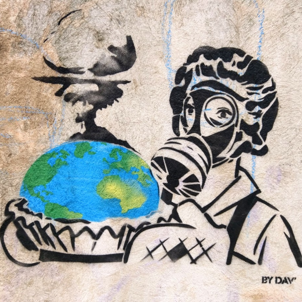 By Dav', pochoir, Lyon 1er, 2018